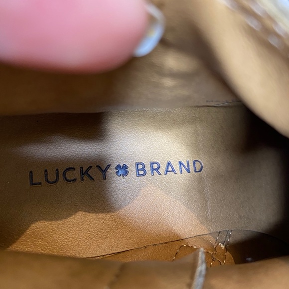 Lucky Brand Enitha Olive green pointed toe suede ankle boots booties 7M - Picture 8 of 11